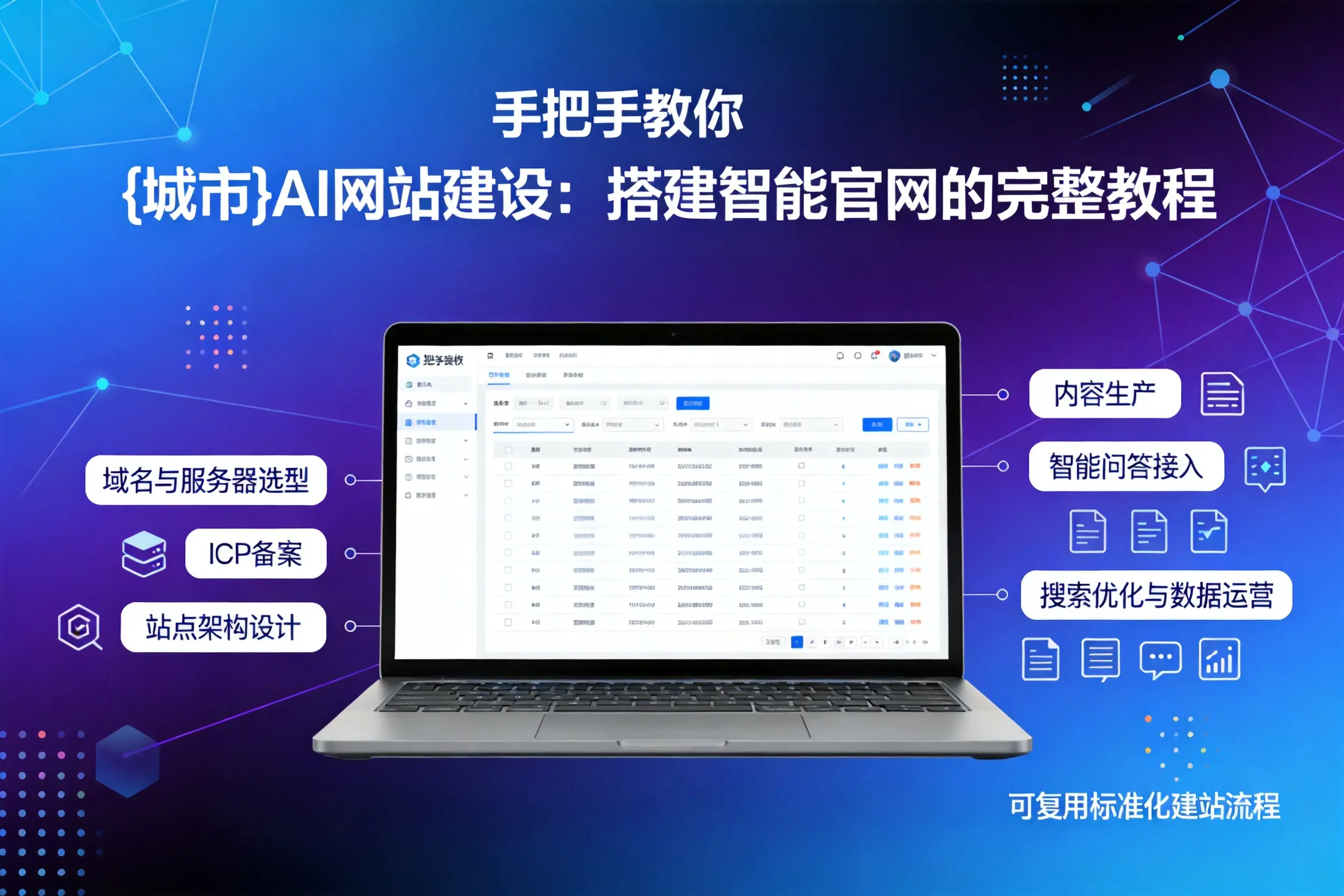 手把手教你铜仁AI网站建设：搭建智能官网的完整教程