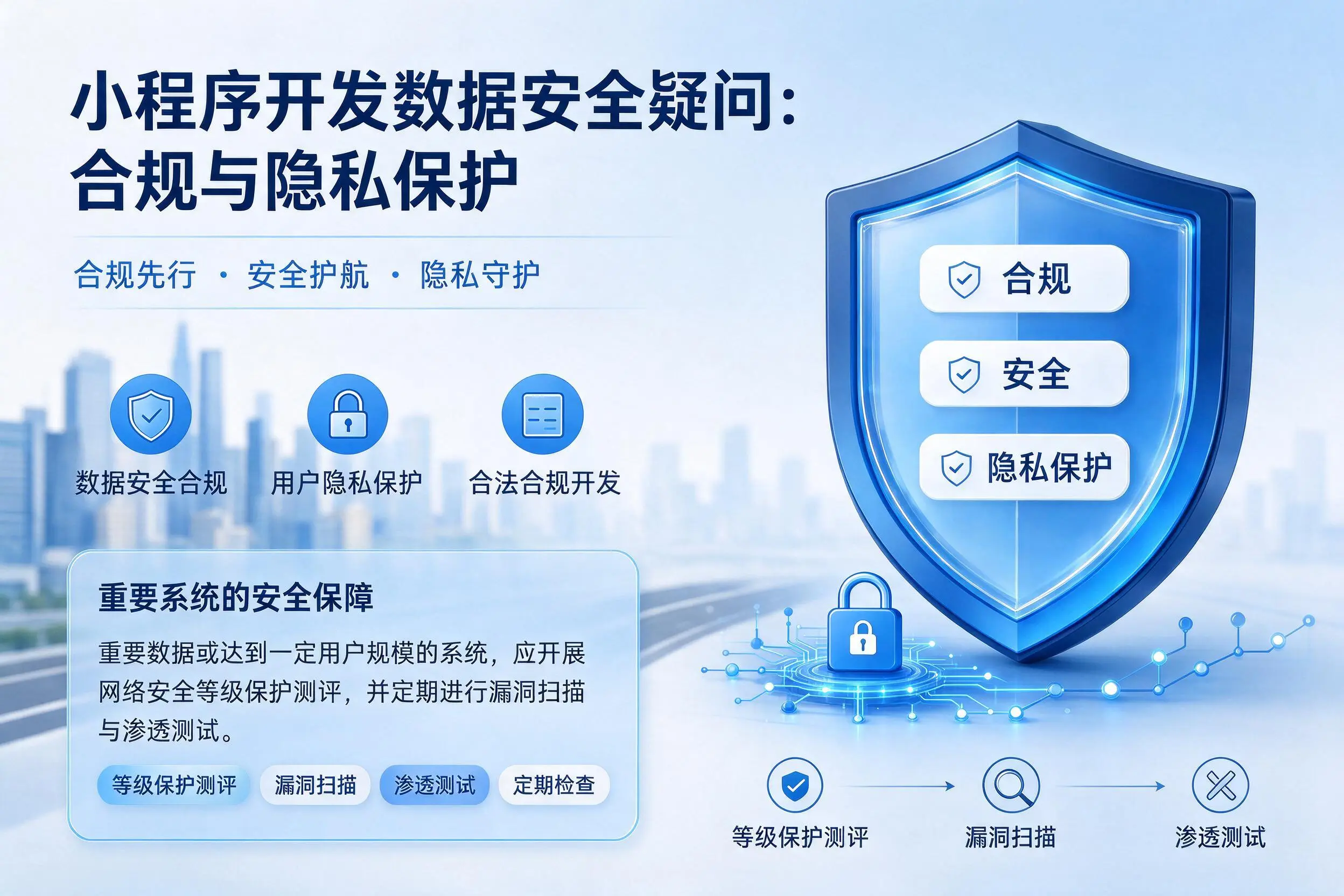 铜仁小程序开发数据安全疑问：合规与隐私保护