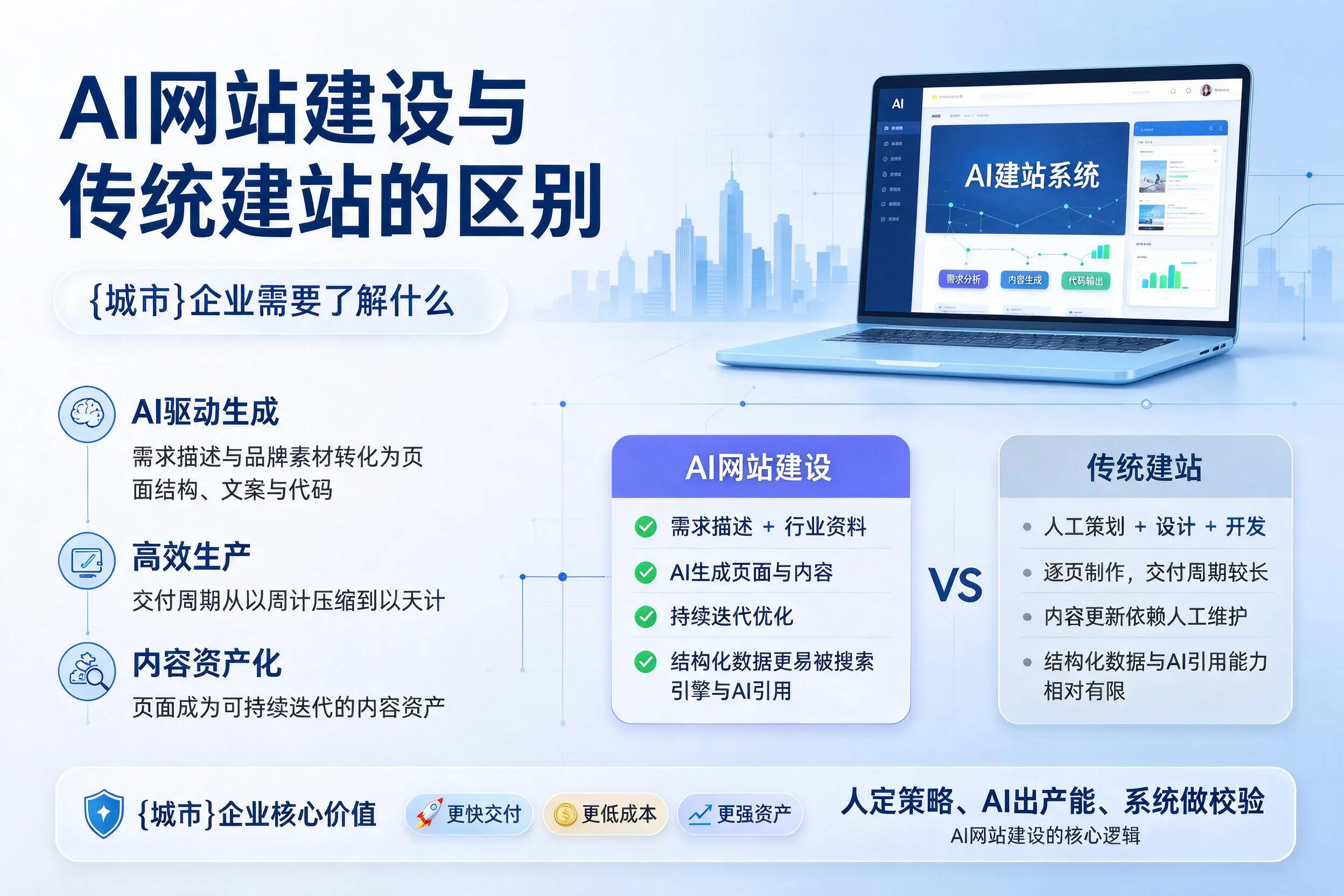 AI网站建设与传统建站的区别,铜仁企业需要了解什么