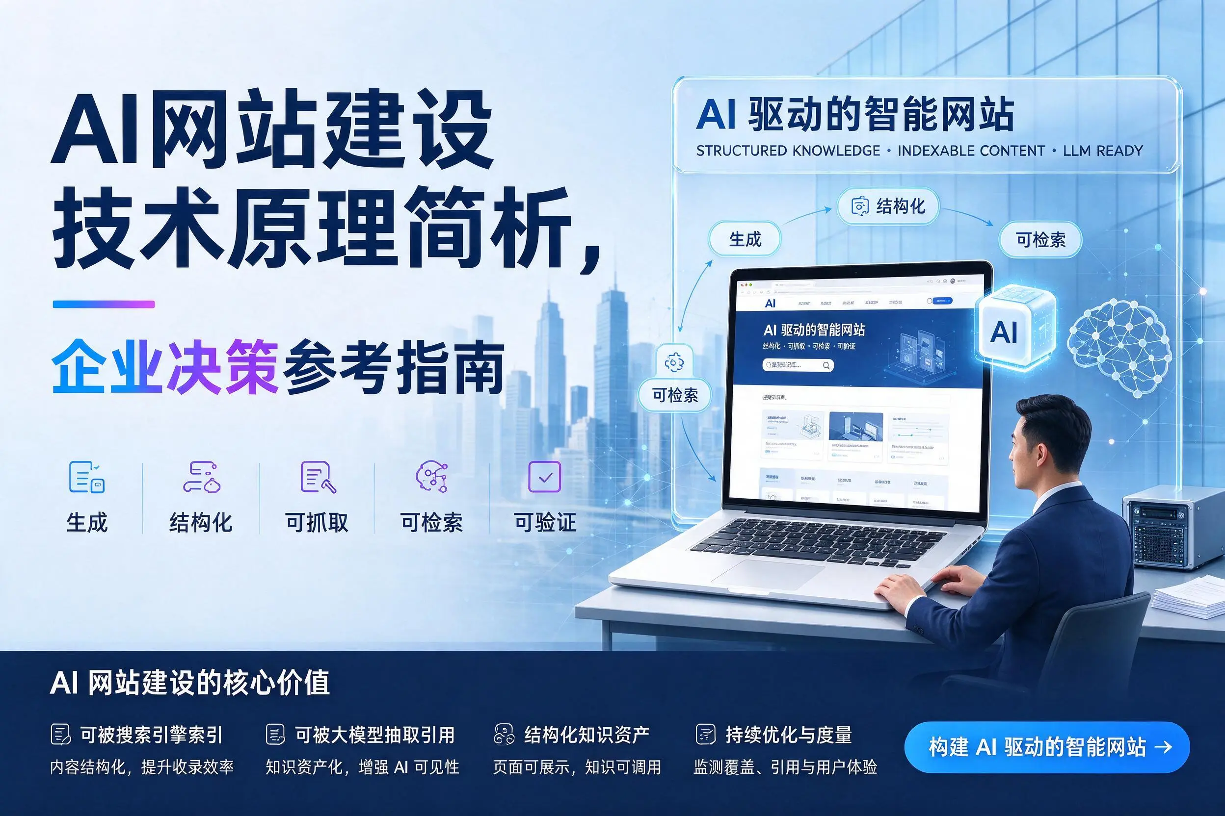 AI网站建设技术原理简析,铜仁企业决策参考指南