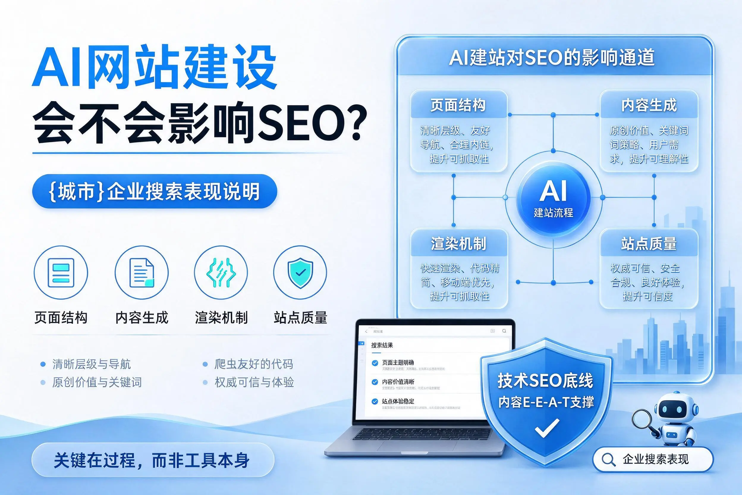 AI网站建设会不会影响SEO?铜仁企业搜索表现说明