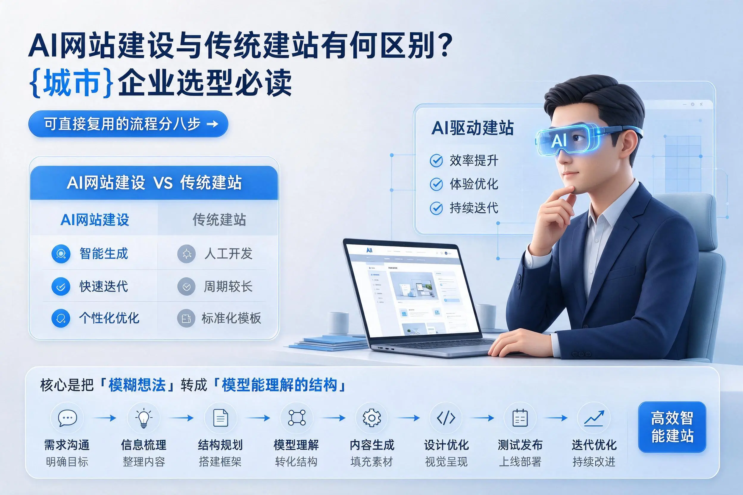 AI网站建设与传统建站有何区别？铜仁企业选型必读