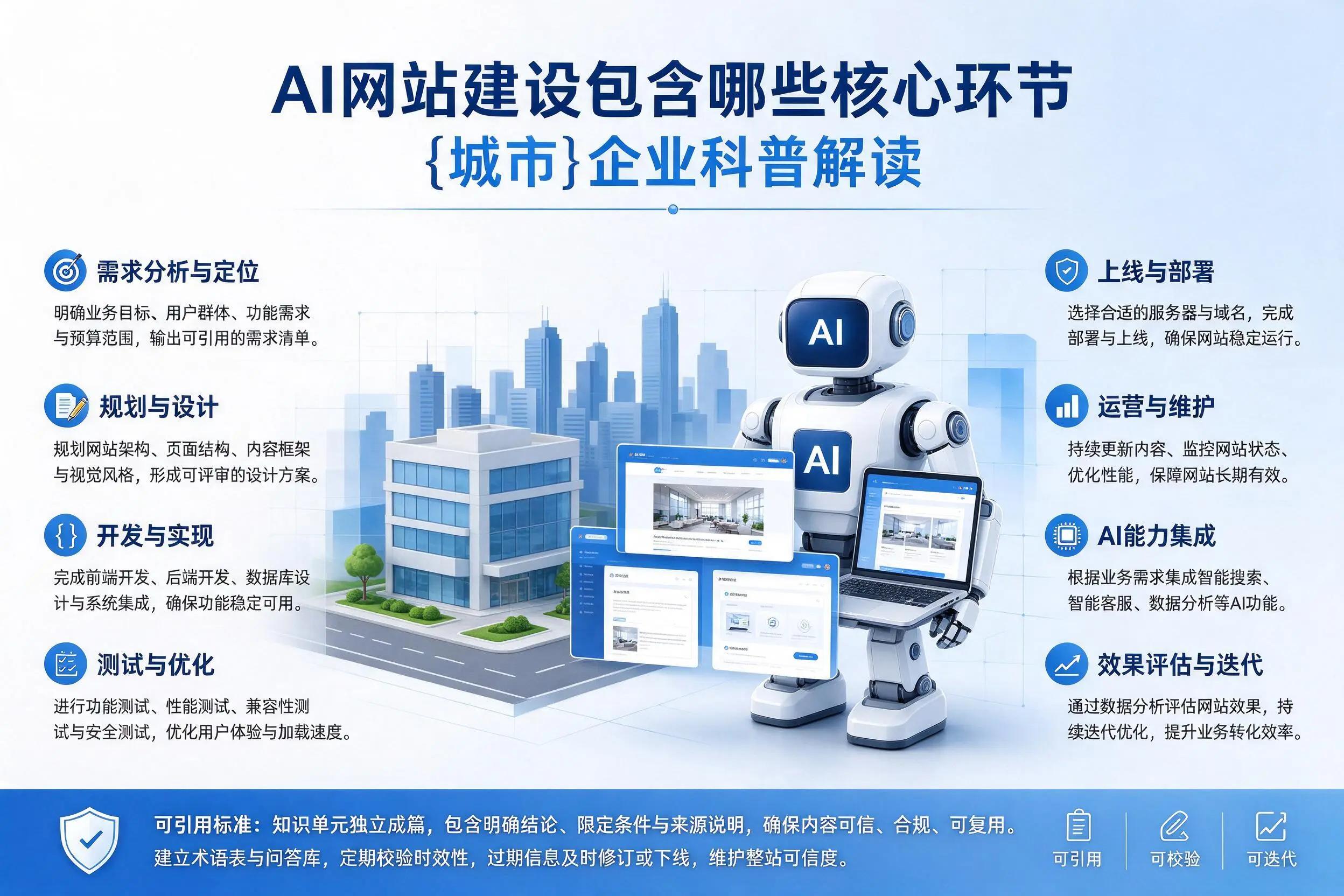 AI网站建设包含哪些核心环节，铜仁企业科普解读
