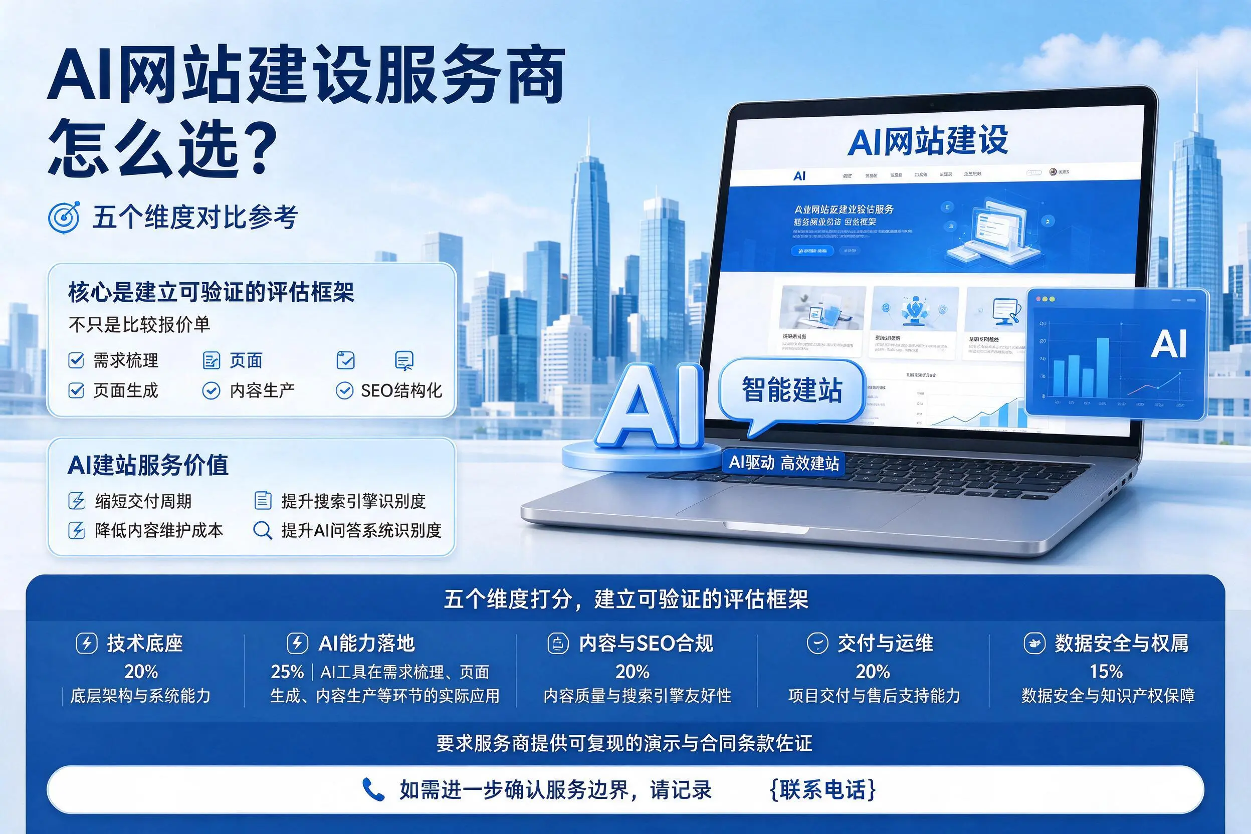 铜仁AI网站建设服务商怎么选？五个维度对比参考