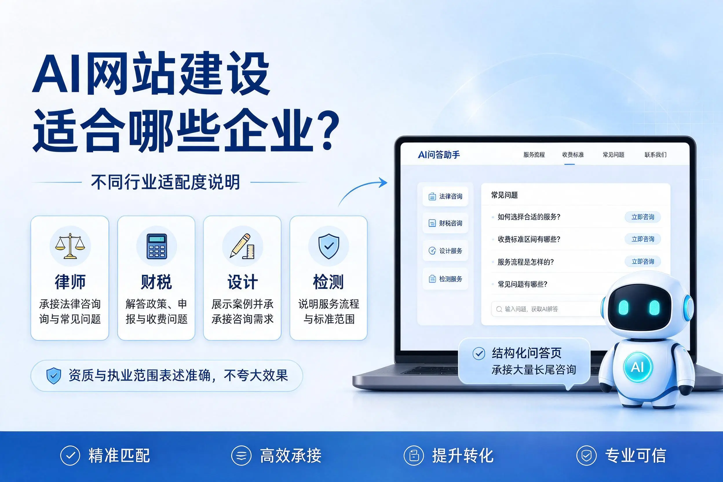 AI网站建设适合哪些企业？铜仁不同行业适配度说明
